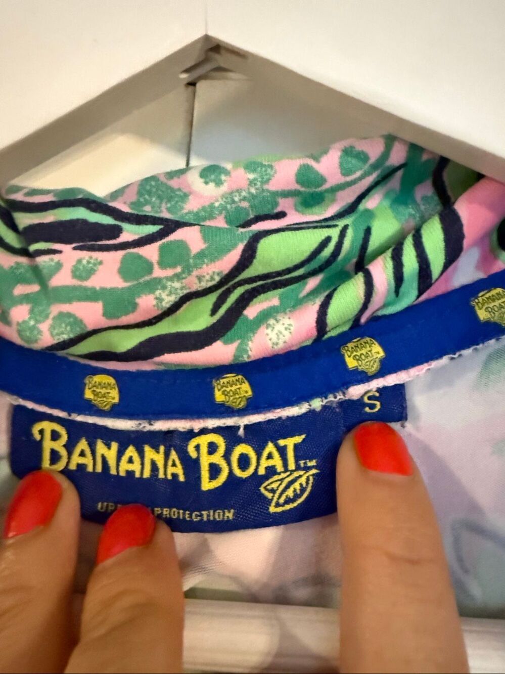 Banana Boat upf tropical printed coverup dress small - Picture 3 of 8
